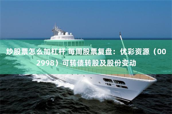 炒股票怎么加杠杆 每周股票复盘：优彩资源（002998）可转债转股及股份变动