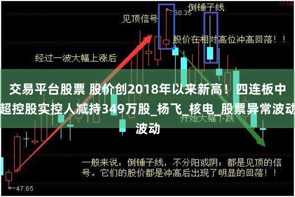 交易平台股票 股价创2018年以来新高！四连板中超控股实控人减持349万股_杨飞_核电_股票异常波动