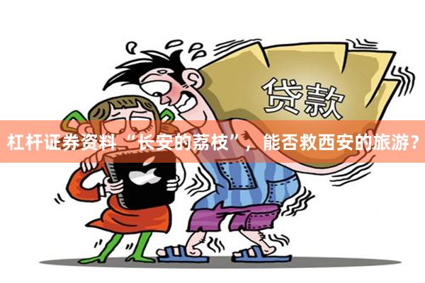 杠杆证券资料 “长安的荔枝”，能否救西安的旅游？